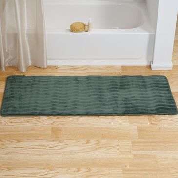 Timberlake Lavish Home Memory Foam Extra Long Bath Rug Mat, , large