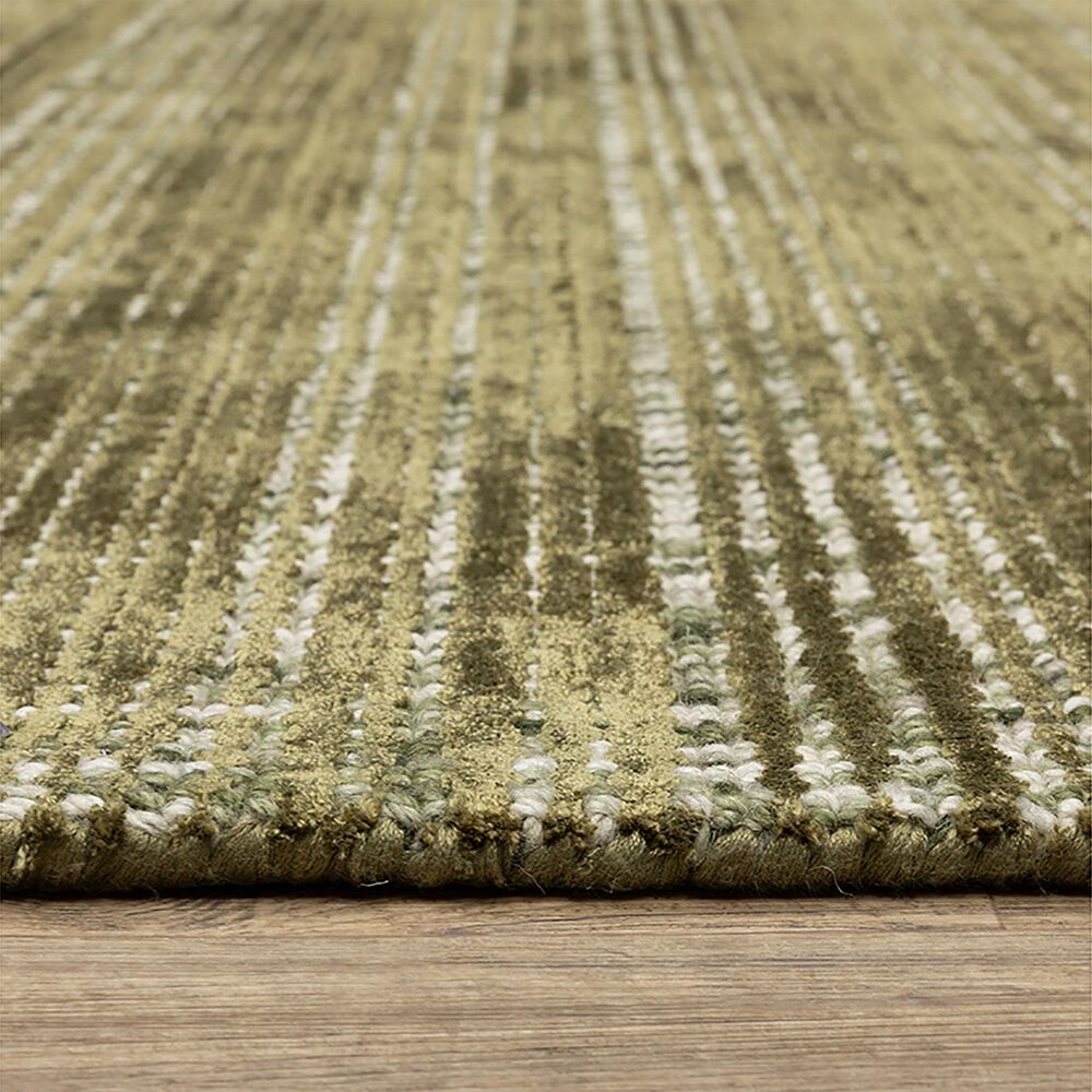 Oriental Weavers Circa 2&#39;6&quot; x 8&#39; Green and Ivory Runner, , large