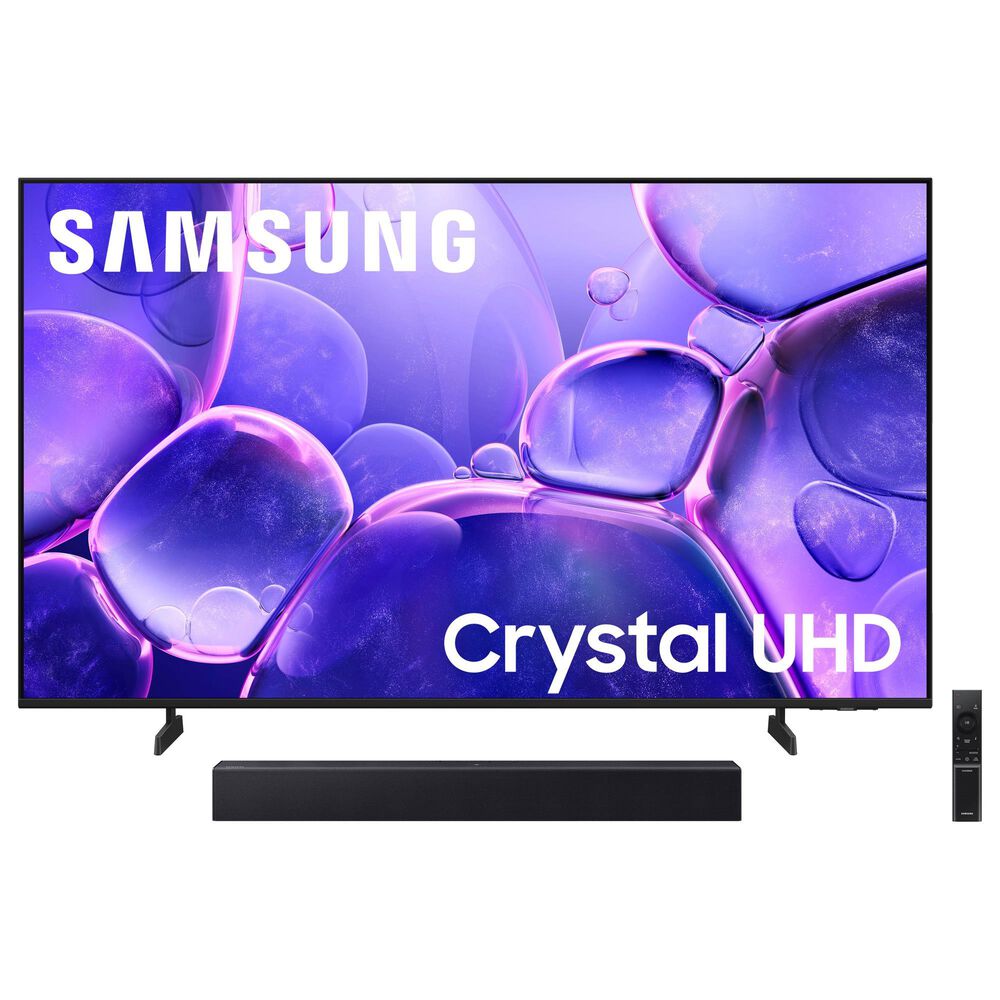 Samsung 55" Class U8000F 4K Crystal UHD HDR - Smart TV with B-Series 2.0 Channel Soundbar in Titan Gray and Titan Black, , large