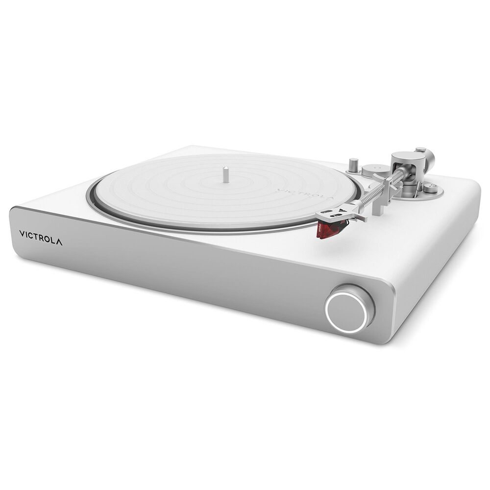 Victrola Stream Pearl Wi-Fi Bluetooth Turntable in White and Silver, , large