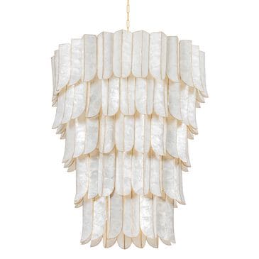 Corbett Lighting Cartagena 27-Light Chandelier in Vintage Gold Leaf, , large