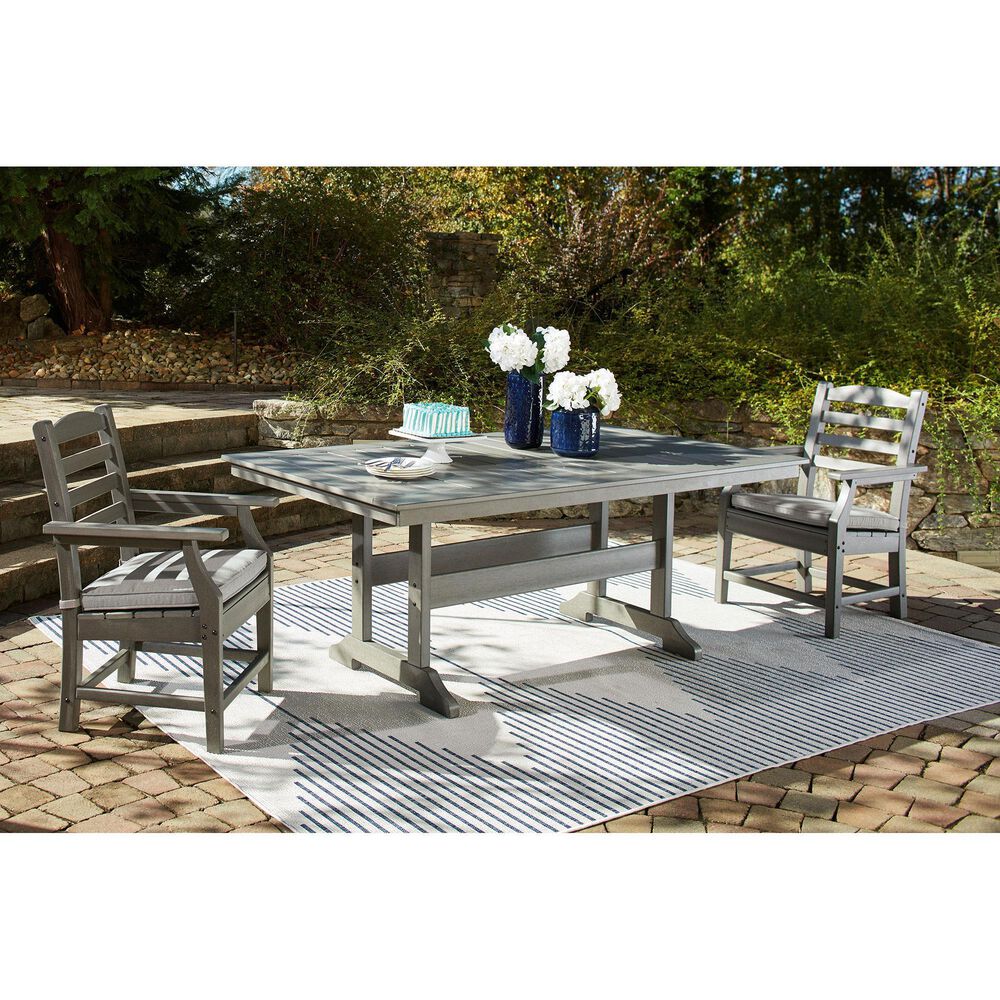 Ashley Visola Dining Table in Gray, , large