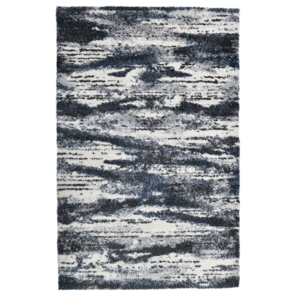Central Oriental Pulse Aubriella Beige and Blue 5"3" x 7"3" Area Rug, , large