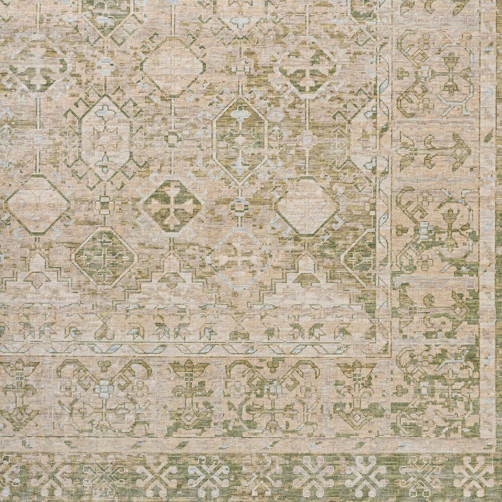 Surya Once Upon a Time Tan, Olive, Light Olive, Light Gray and Pale Blue 7&#39;10&quot; x 9&#39;10&quot; Area Rug, , large