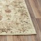 RIZZY Gossamer Beige, Brown and Rust 12" x 15" Area Rug, , large
