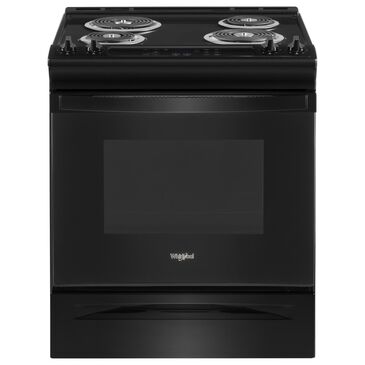 Whirlpool 4.8 Cu. Ft. Slide-in Electric Range in Black, , large