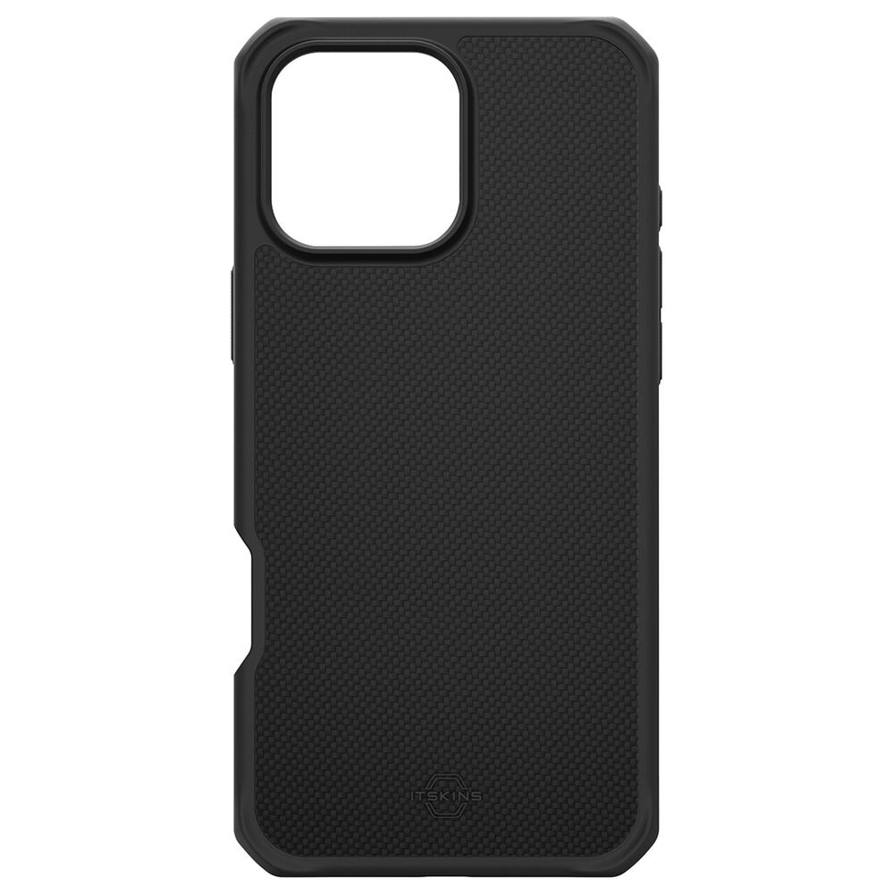ITSkins Ballistic R Nylon MagSafe Case for Apple iPhone 16 Pro Max in Black, , large