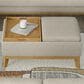 Emerald Home Furnishings Reverie Storage Ottoman with Tray White Pepper, , large