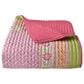 J. Queen New York Shiloh 3-Piece Full/Queen Quilt Set in Pink, Green and Orange, , large
