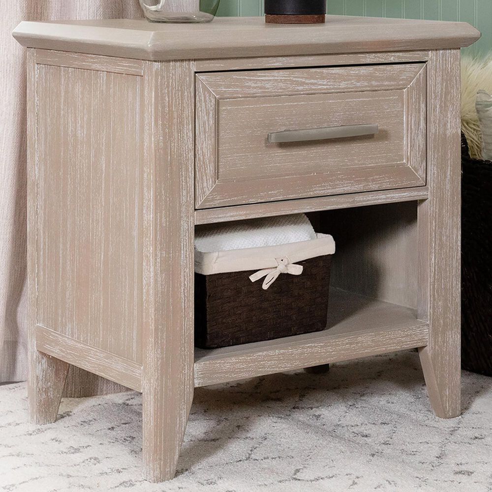 Franklin &amp; Ben Beckett 1 Drawer Nightstand in Sandbar, , large