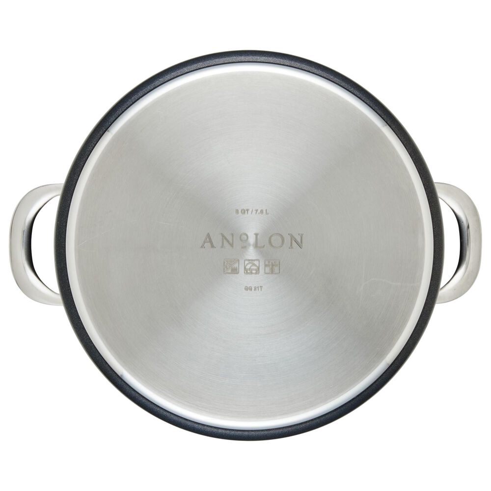 Anolon x Hybrid Nonstick Induction Cookware Set, 10 Piece - Dark Gray