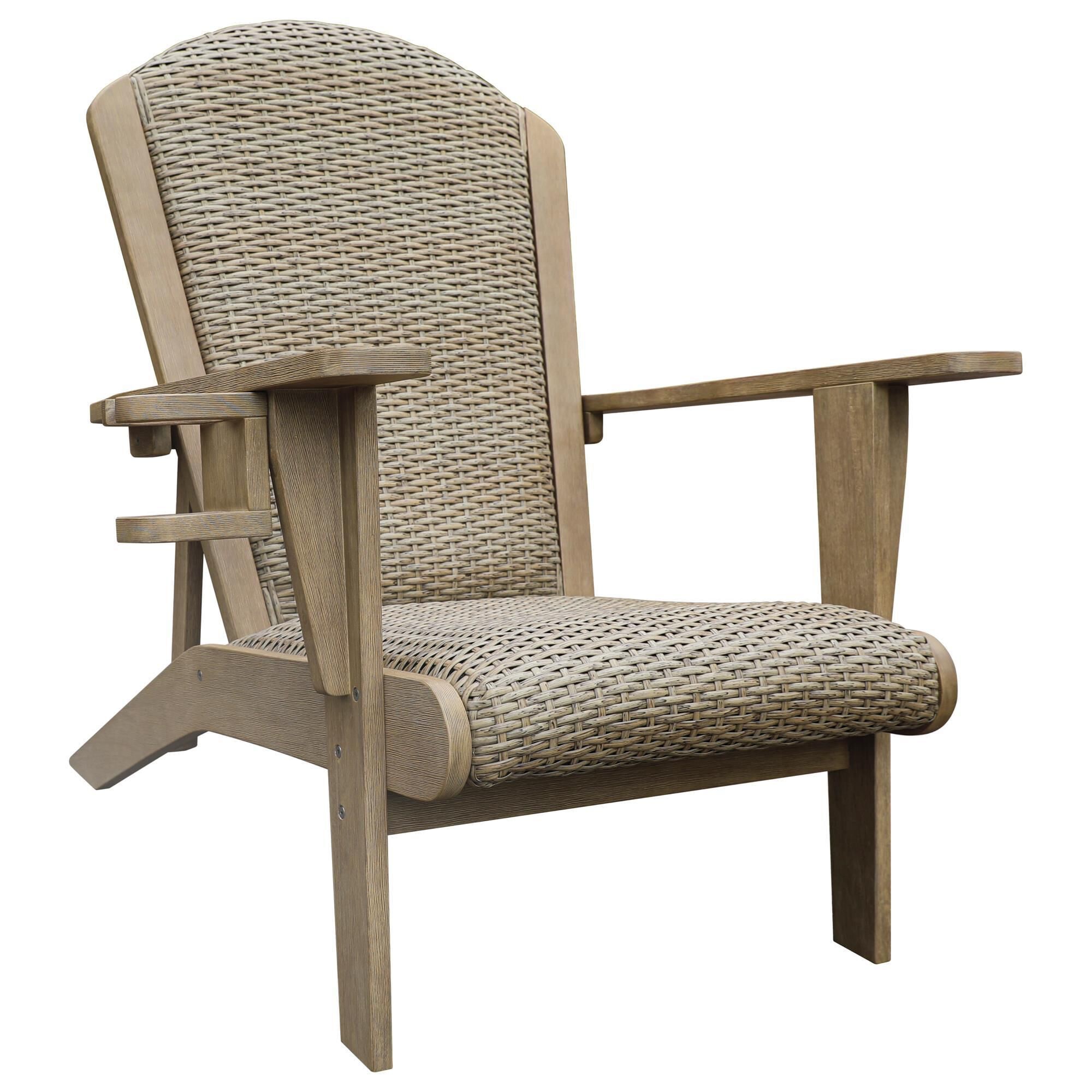 Ashley Marina Sun Patio Adirondack Chair in Beige
