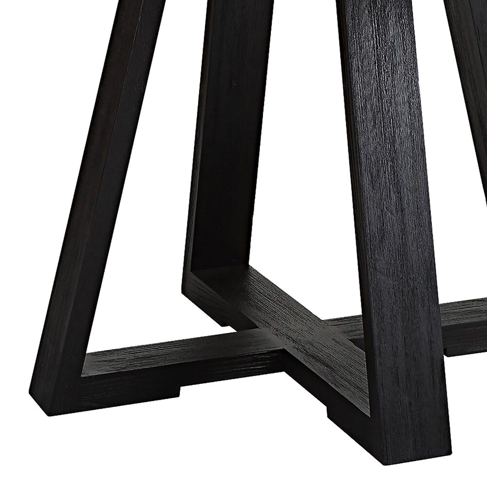 Uttermost Gidran Dining Table in Charcoal Black - Table Only, , large