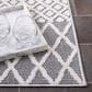 Safavieh Cabana CBN652A 2"2" x 8" Ivory and Grey Area Performance Rug, , large