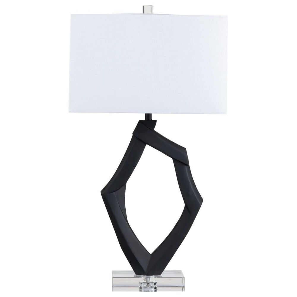 Crestview Collection Laurence Table Lamp in Black, , large