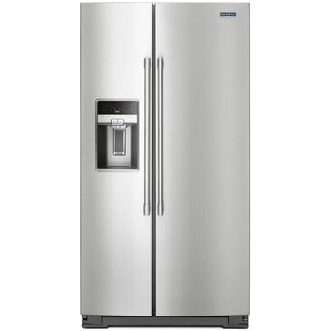 Maytag 21 Cu. Ft. Counter Depth Side-by-Side Refrigerator in Stainless Steel, , large
