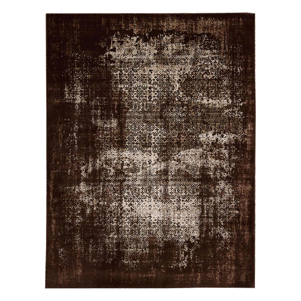 Nourison Karma KRM01 7"10" x 10"6" Latte Area Rug, , large