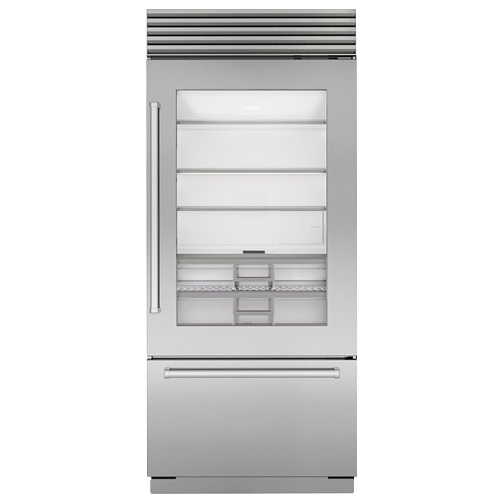 Sub Zero Subzero 36" Classic Over-and-Under Refrigerator/Freezer with Glass Door CL3650UG/S/P/R, , large