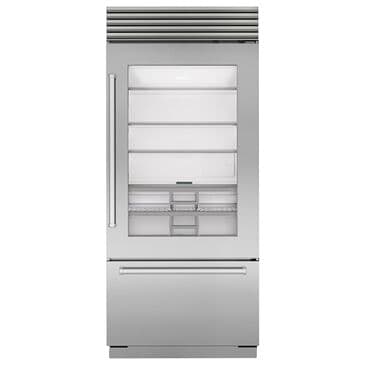 Sub Zero Subzero 36" Classic Over-and-Under Refrigerator/Freezer with Glass Door CL3650UG/S/P/R, , large