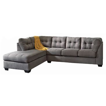 Signature Design by Ashley Maier 2-Piece Left Facing Full Sleeper Sectional in Charcoal, , large
