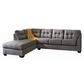 Signature Design by Ashley Maier 2-Piece Left Facing Full Sleeper Sectional in Charcoal, , large
