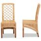 Baxton Studio Moscow Side Chair in Natural Brown and Walnut Brown (Set of 2), , large