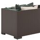 Homestyles Palm Springs 3-Piece Patio Set with Storage Table in Brown, , large