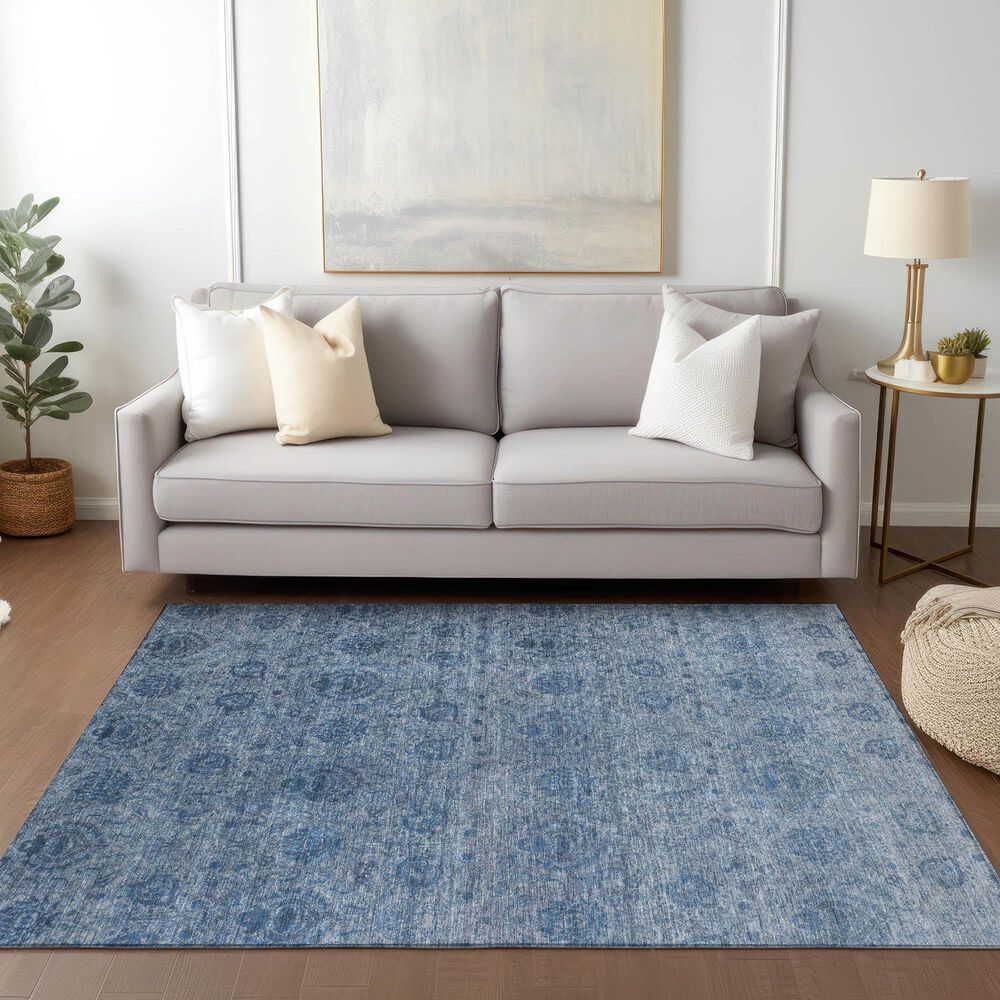 Dalyn Rug Company Burano BU8 9&#39; x 12&#39; Blue Indoor/Outdoor Area Rug, , large
