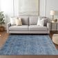Dalyn Rug Company Burano BU8 9" x 12" Blue Indoor/Outdoor Area Rug, , large