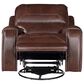 Steve Silver Keily Manual Swivel Glider Recliner in Brown, , large