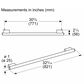 Thermador Masterpiece Handle Kit for French Door Bottom Mount Refrigerator in Stainless Steel, , large