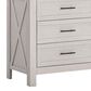 DaVinci Emory Farmhouse 6-Drawer Dresser in White Driftwood, , large
