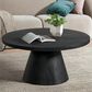 Mayberry Hill Portland Round Coffee Table in Black, , large