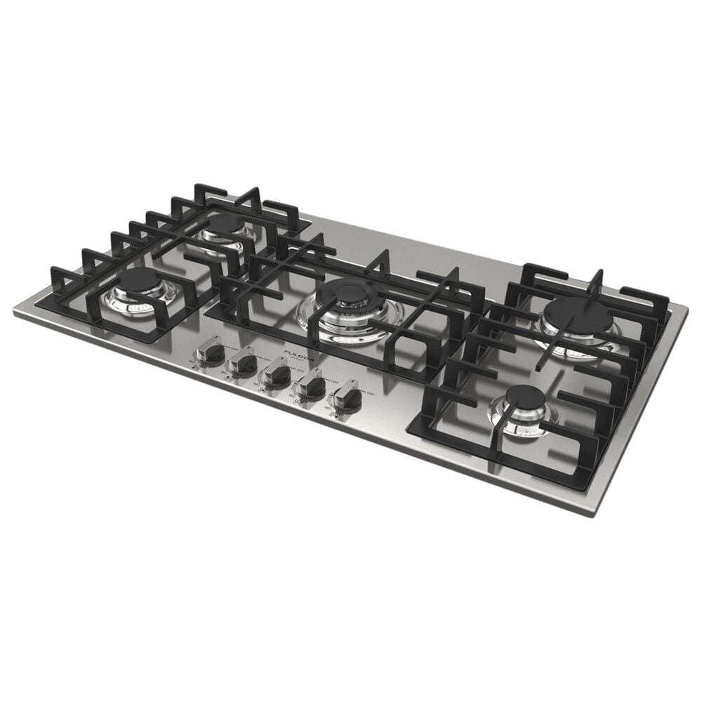 Fulgor Milano 400 Series 36&quot; Gas Cooktop with 5 European Sealed Burners in Stainless Steel, , large