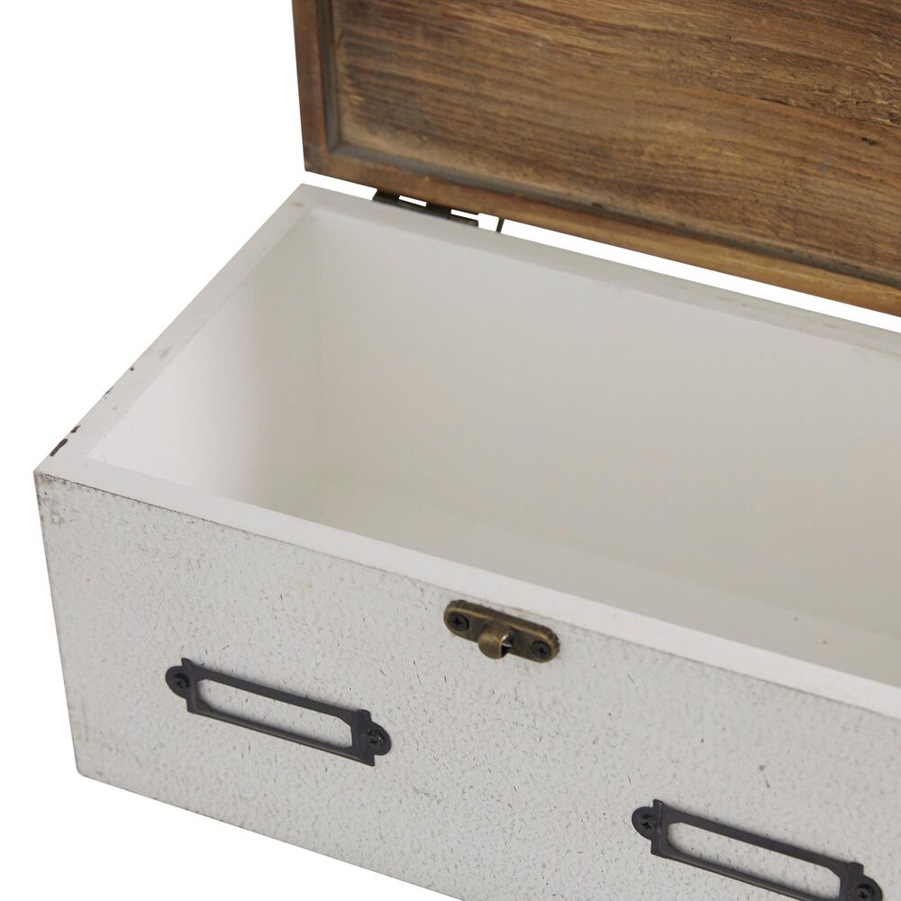 Maple and Jade Box in Natural Brown and White &#40;Set of 2&#41;, , large