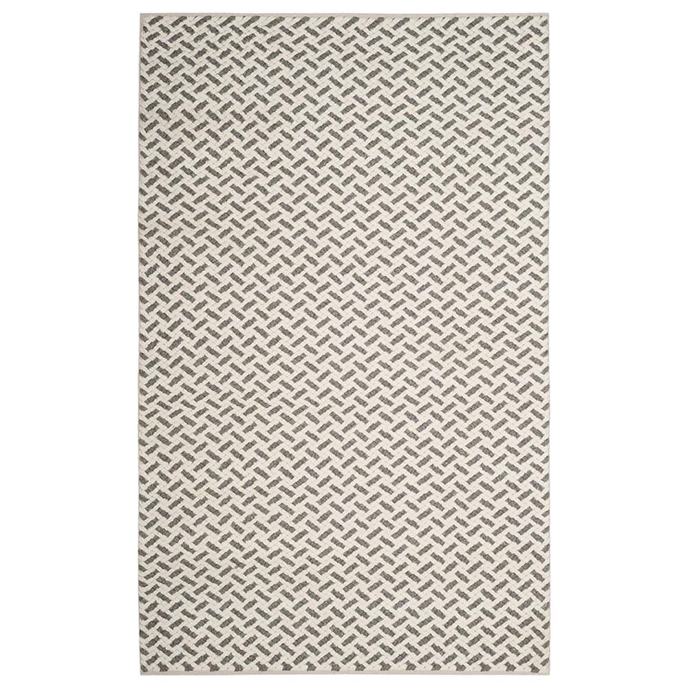 Safavieh Natura NAT401A 5" x 8" Grey and Ivory Area Rug, , large