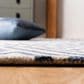 Safavieh Micro-Loop MLP611M 4" x 6" Blue and Ivory Area Rug, , large