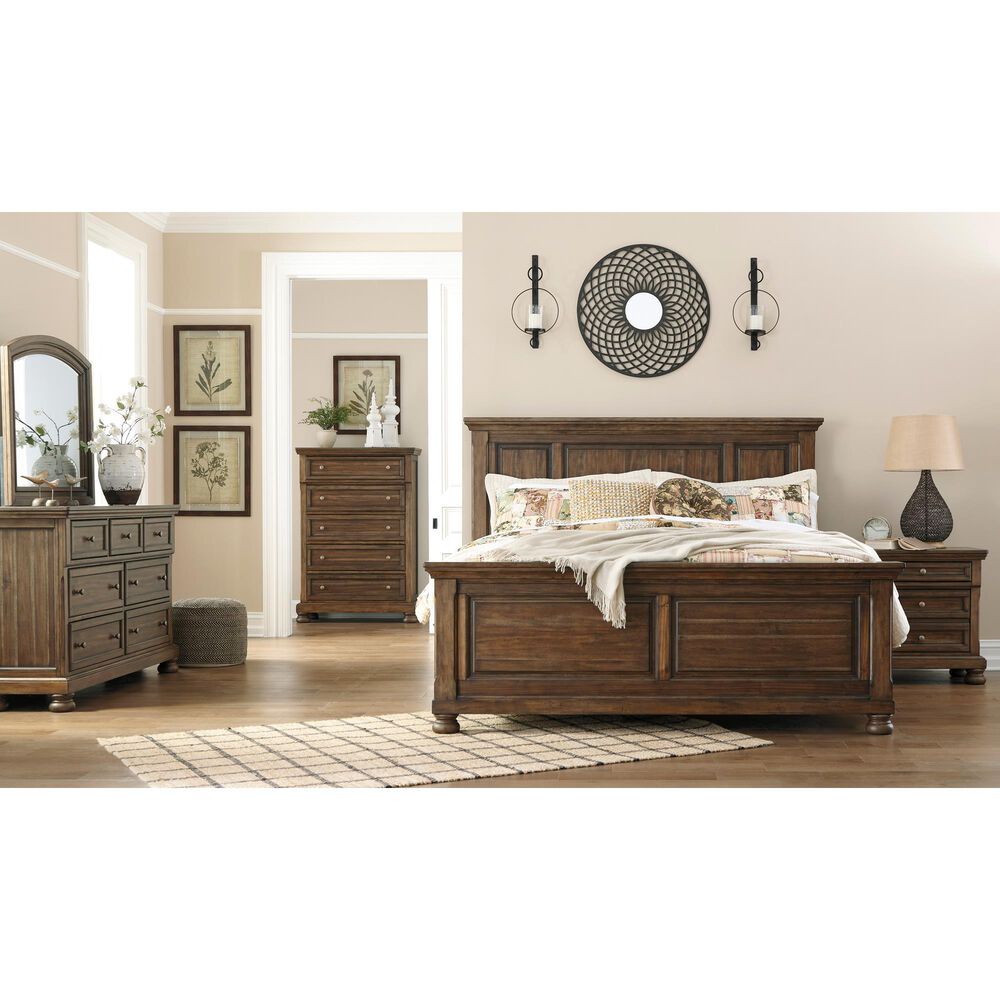 Ashley Flynnter 7 Drawer Dresser in Medium Brown, , large