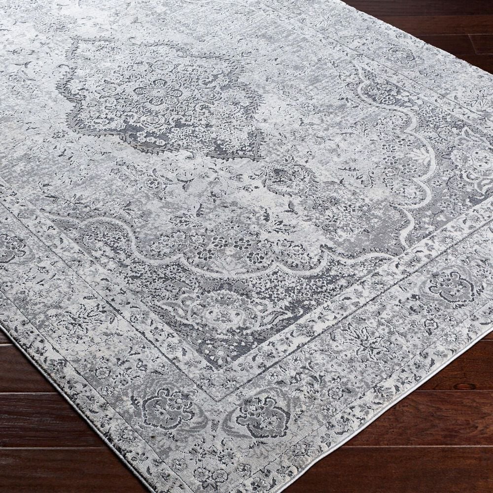 Surya Aisha 8&#39;10&quot; x 12&#39;4&quot; Charcoal, Gray and Off-White Area Rug, , large