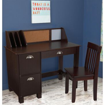 Kidkraft Study Desk with Drawers in Espresso, , large