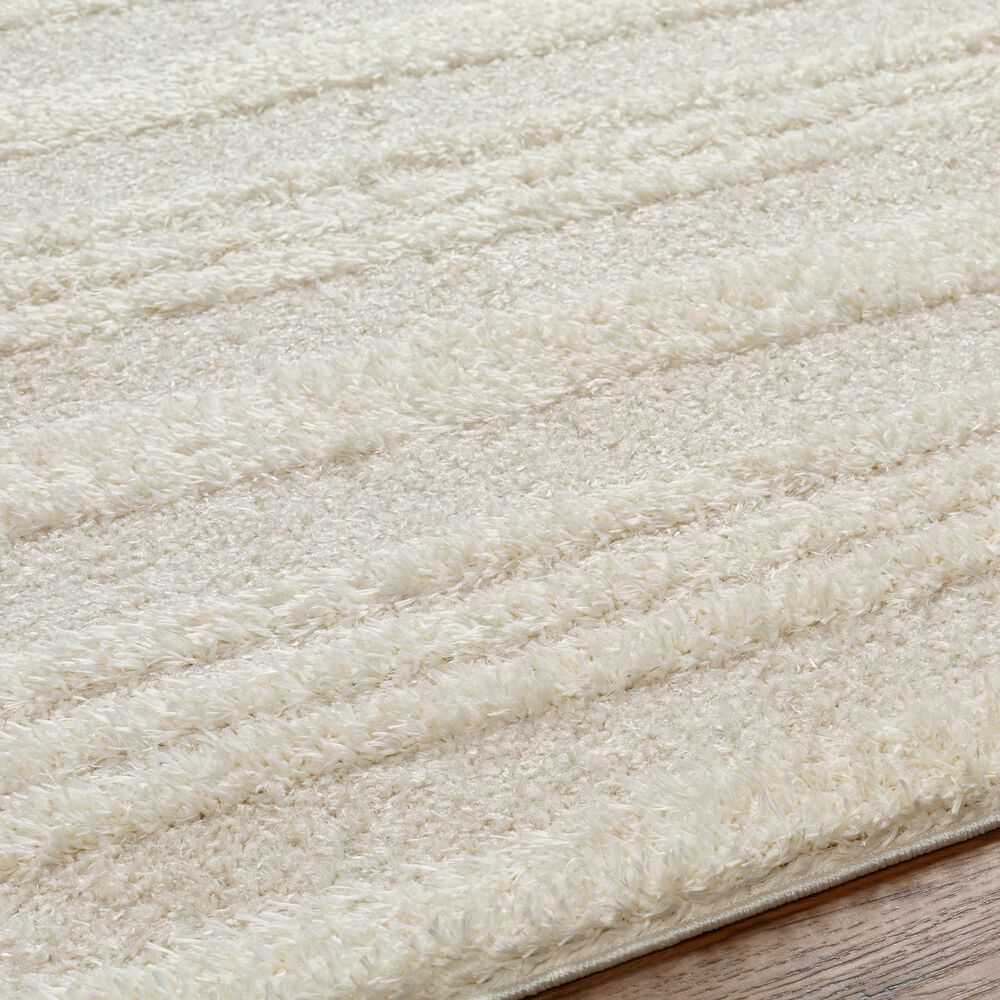 Surya Rodos RDO2318 5&#39;3&quot; x 7&#39; Beige and White Area Rug, , large