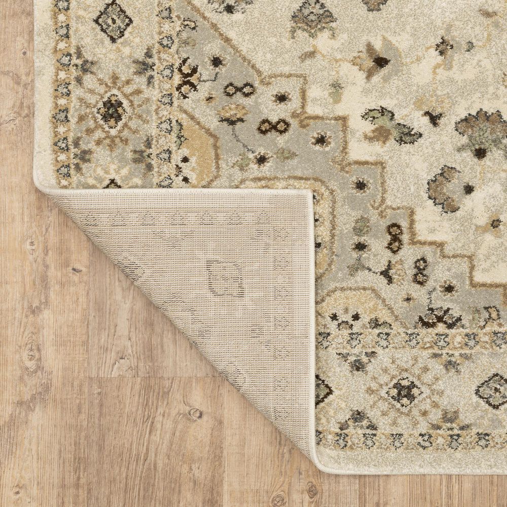 Oriental Weavers Florence Athens 4332X 2&#39;3&quot; x 7&#39;6&quot; Beige Runner, , large