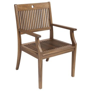 Jensen Outdoor Opal Patio Arm Chair in Chocolate Brown, , large