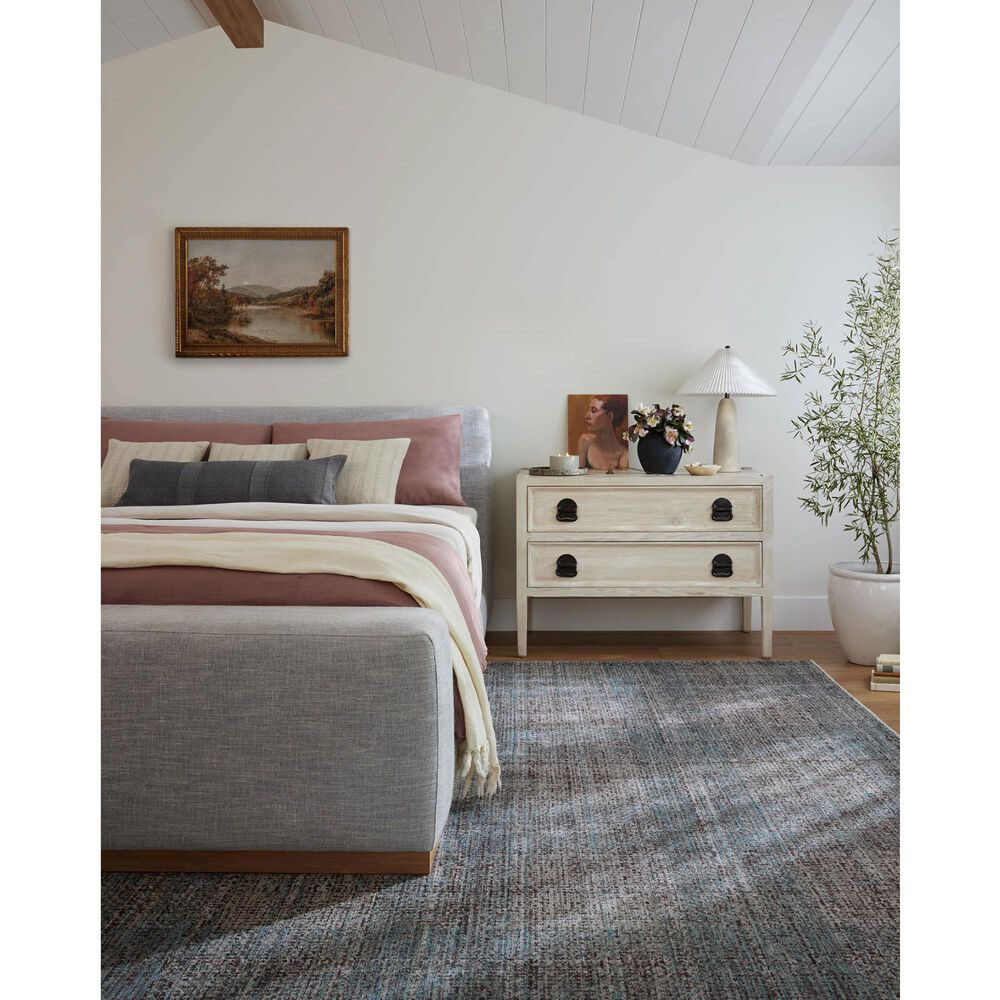 Angela Rose Ember 11&#39;6&quot; x 15&#39; Denim and Charcoal Area Rug, , large