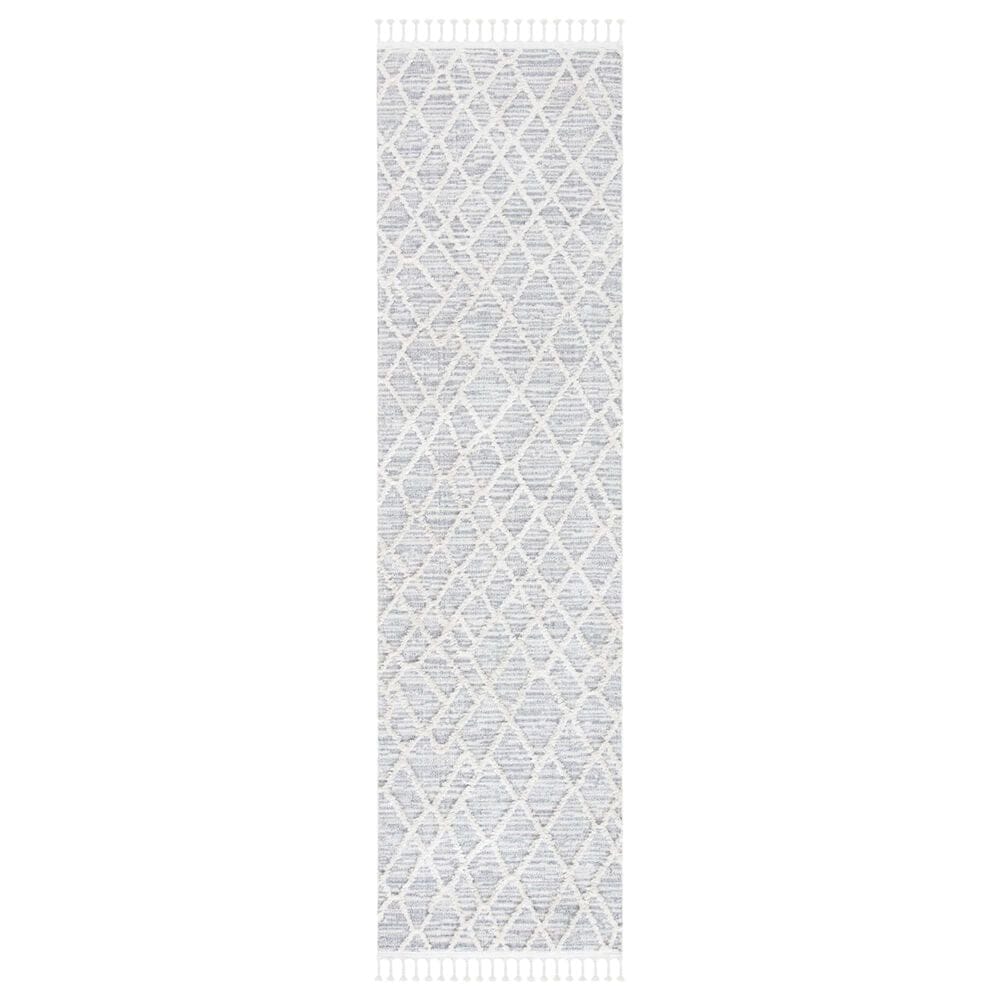 Safavieh Marrakesh MRK514A 2"2" x 12" Ivory and Grey Runner, , large