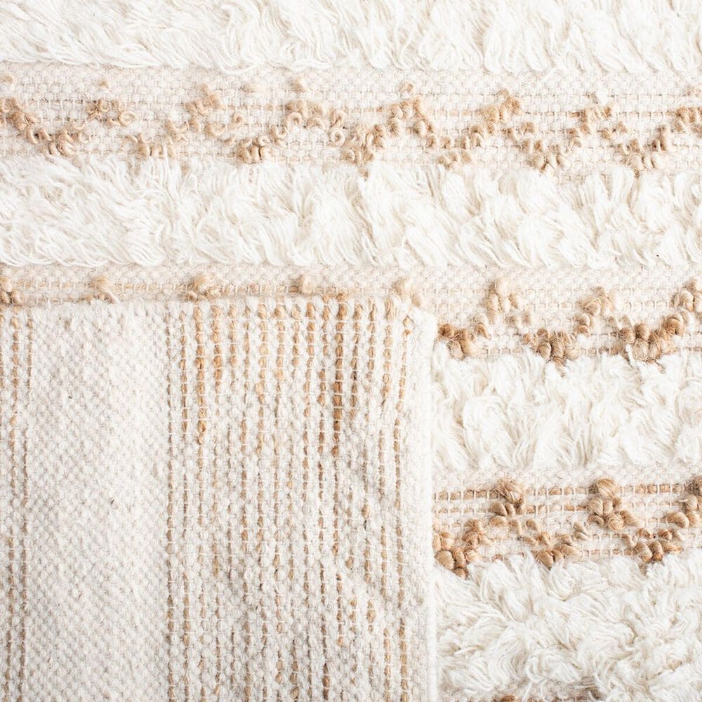 Safavieh Natura NAT720A 3&#39; x 5&#39; Ivory and Brown Area Rug, , large