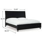 Ashley Danziar Queen Panel Bed in Matte Black, , large