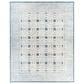 Surya Louvre Dark Blue, Cream and Pale Blue 10" x 14" Area Rug, , large