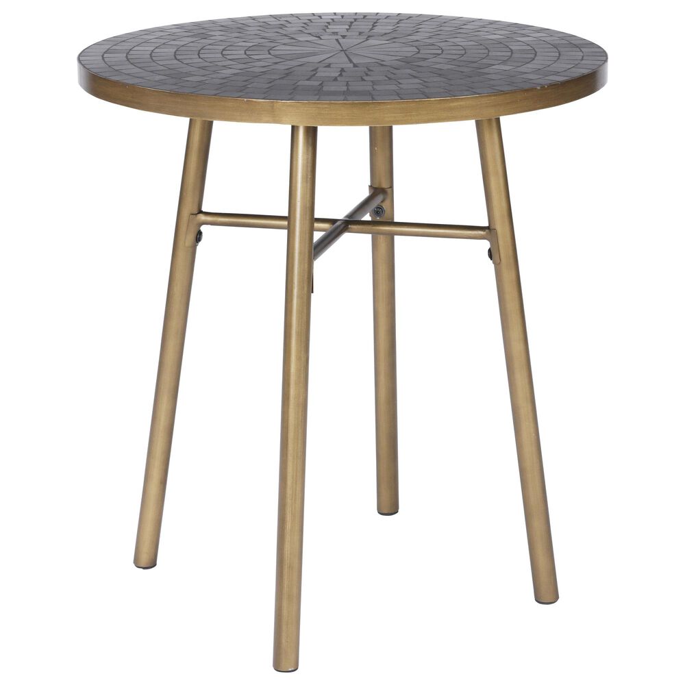 Homestyles Panama 27.5 in Bistro Table in Black, , large