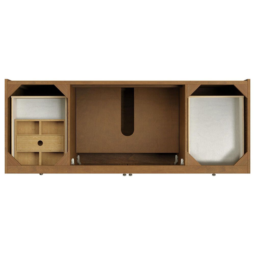 James Martin Laurent 60" Single Bathroom Vanity in Honey Oak with 3 cm Phantome Eclos Top and Rectangular Sink, , large